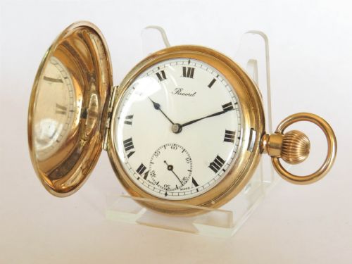 1930s Record Full Hunter Pocket Watch