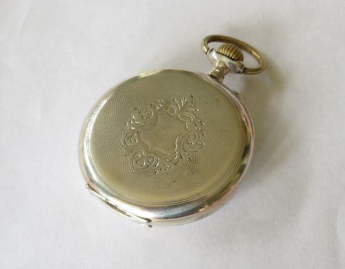 fig 2. Antique silver Faverges pocket watch