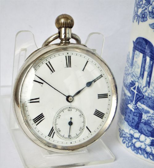 Antique Silver Rotherhams Pocket Watch, 1899.