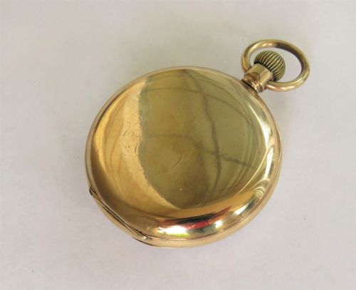 fig 4. Antique Waltham railroad grade pocket watch