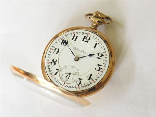 fig 2. 1915 Hamilton railroad pocket watch