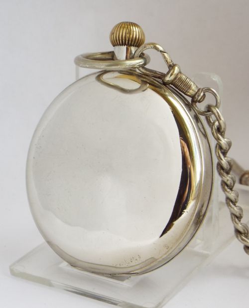 fig 1. 1930s Omega pocket watch and chain.