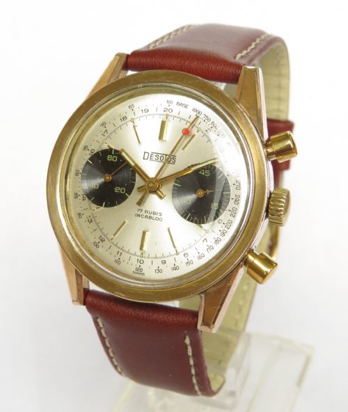 Gents 1960s Desotos Chronograph Wrist Watch