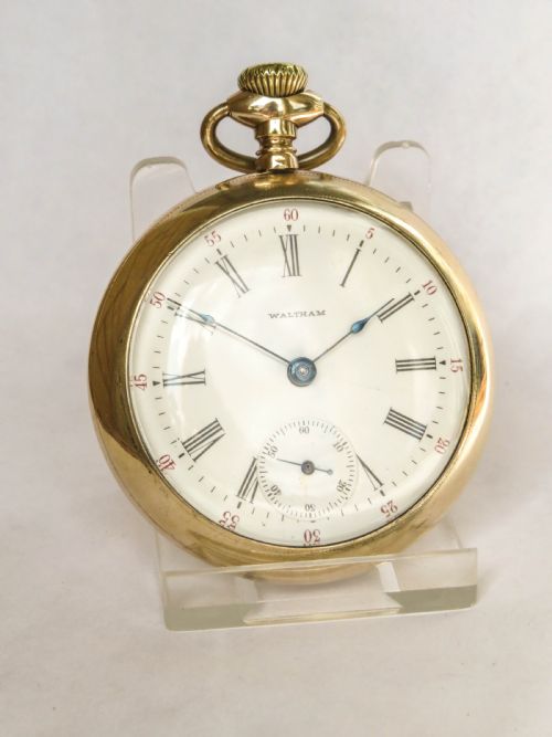 fig 1. Antique Waltham Bartlett pocket watch, 1906