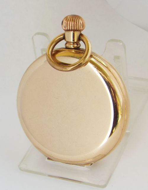 fig 3. Antique Waltham Bartlett full hunter pocket watch