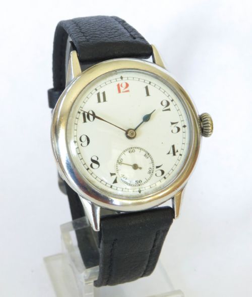 fig 1. Gents silver wrist watch, 1925