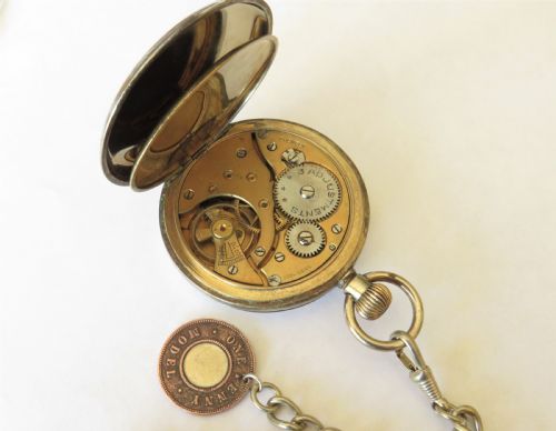 fig 1. 'The Yare Lever' pocket watch and chain