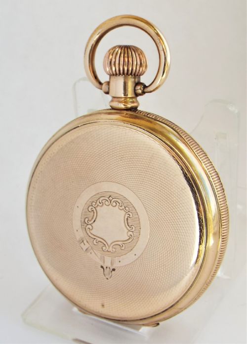 fig 1. Antique 1907 Waltham Traveler pocket watch.