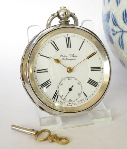 Antique Silver Pocket Watch, Teddington