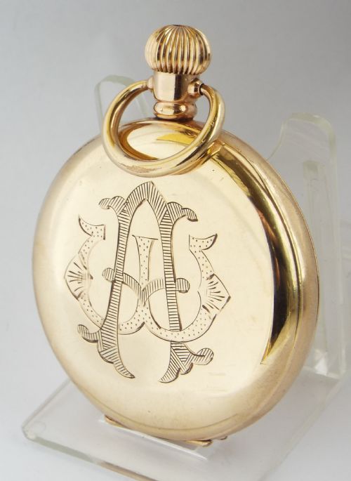 fig 2. A 1930s Vertex full hunter pocket watch.