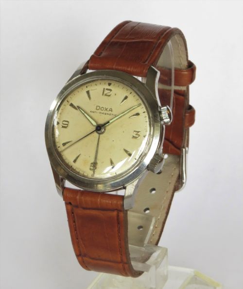 Gents 1950s Doxa Cricket Alarm Watch