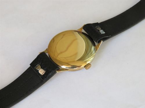 fig 1. Gents 9ct gold Precimax wrist watch, 1965