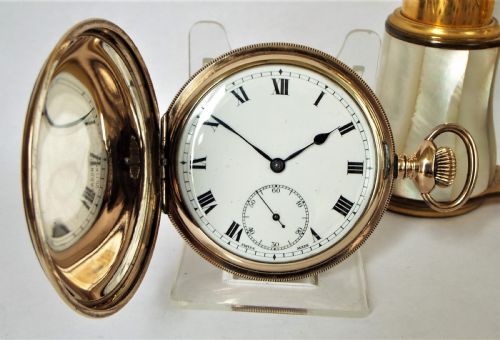 1920s Cyma Full Hunter Pocket Watch.