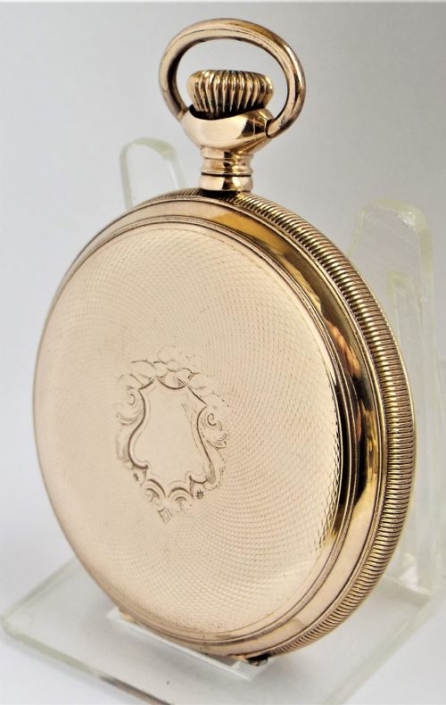 fig 1. 1920s Cyma full hunter pocket watch.