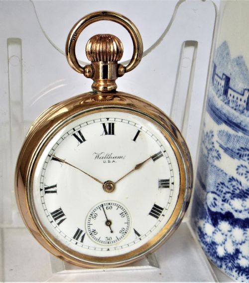 Antique 1908 Waltham Fob Watch.