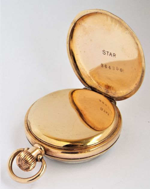 fig 2. Antique 1908 Waltham fob watch.