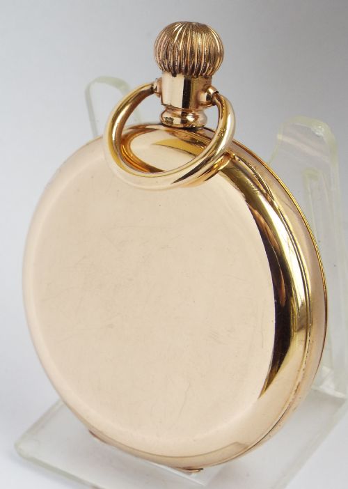 fig 2. Antique Waltham full hunter pocket watch, 1912.