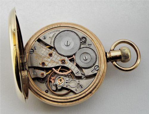 fig 4. Antique Waltham Vanguard railroad grade pocket watch.