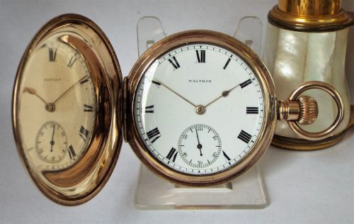 Antique 1905 Waltham Full Hunter Pocket Watch.