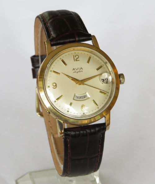Gents 1950s Avia Dayter Wrist Watch