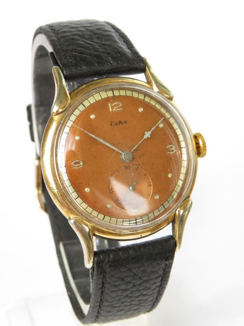 fig 1. Gents 1950s Eska wrist watch