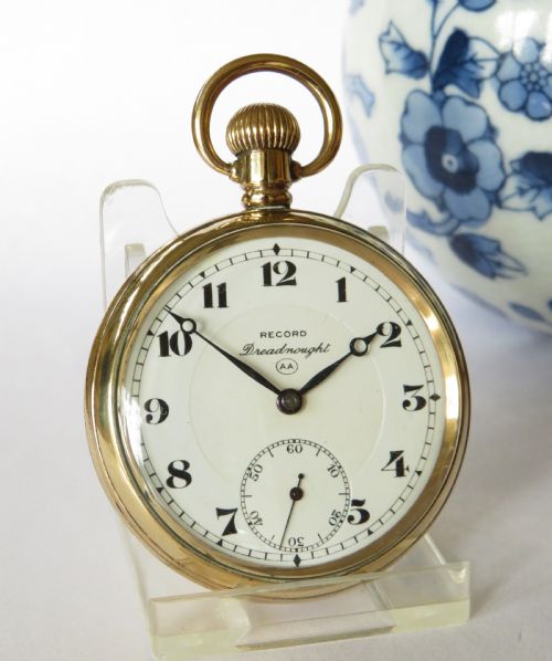 A 1930s Record Dreadnought Pocket Watch.