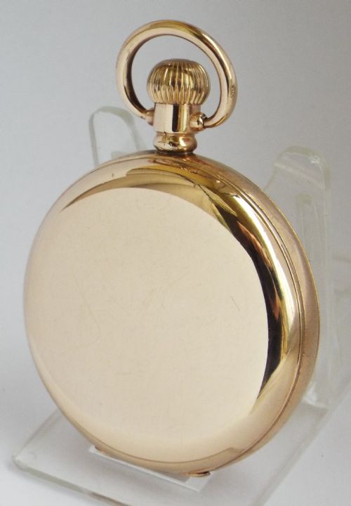 fig 1. Antique 1920s Elgin full hunter pocket watch.