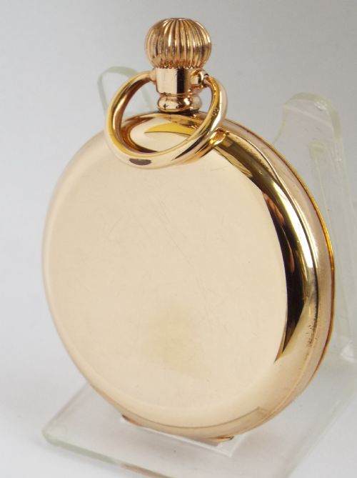 fig 1. Antique 1908 Waltham pocket watch.