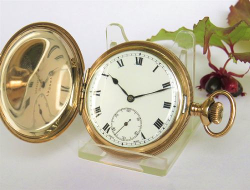 1920s Cyma Full Hunter Pocket Watch