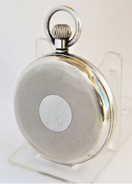 fig 1. A vintage 1930s silver Cyma pocket watch.