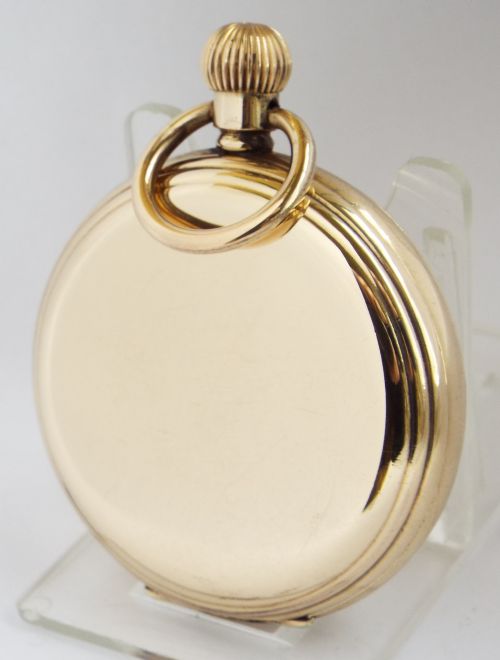fig 2. A 1930s Thomas Russell Premier full hunter pocket watch.
