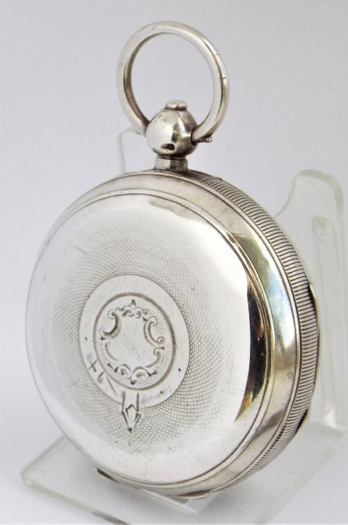 fig 1. Antique silver Lancashire Watch Co pocket watch retailed by A.G.Mascall, Middlesbrough