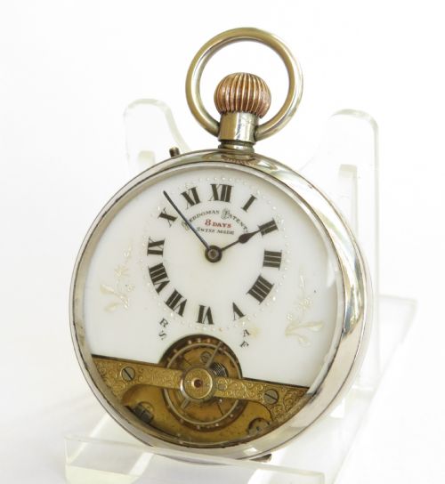 Antique Hebdomas Patent Pocket Watch