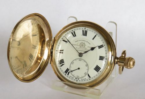 A 1930s Thomas Russell Full Hunter Pocket Watch.