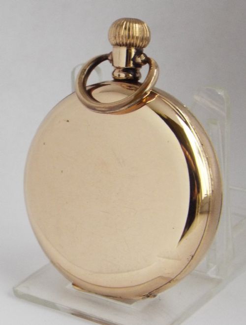 fig 2. A 1930s Denco half hunter pocket watch.