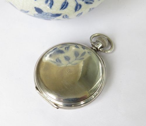 fig 2. 1922 silver Waltham full hunter pocket watch
