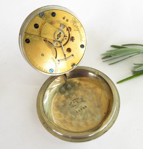 fig 1. Antique Hampden pocket watch, 1881