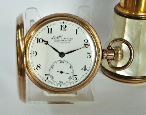 An “Everite” Full Hunter Pocket Watch from H Samuel.