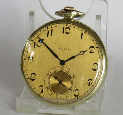 VINTAGE 1920S ELGIN POCKET WATCH - ADDITIONAL PHOTO 1
