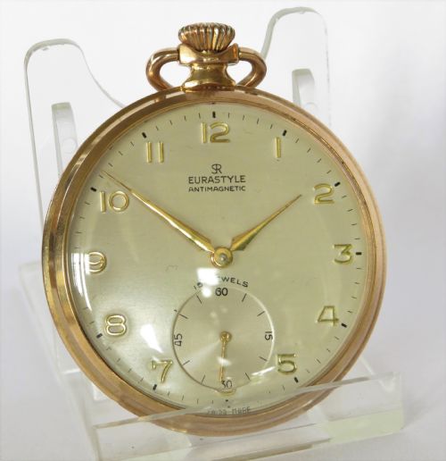 fig 1. 1960s Eurastyle pocket watch