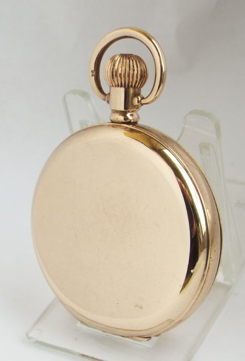 fig 1. Antique Waltham Traveler full hunter pocket watch, 1916.