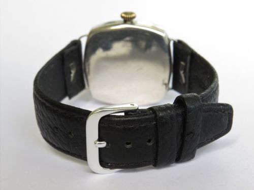 fig 2. Gents 1923 silver Terminus wrist watch