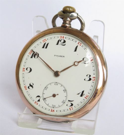 1920s Silver Polhem Pocket Watch from Richard Vogt