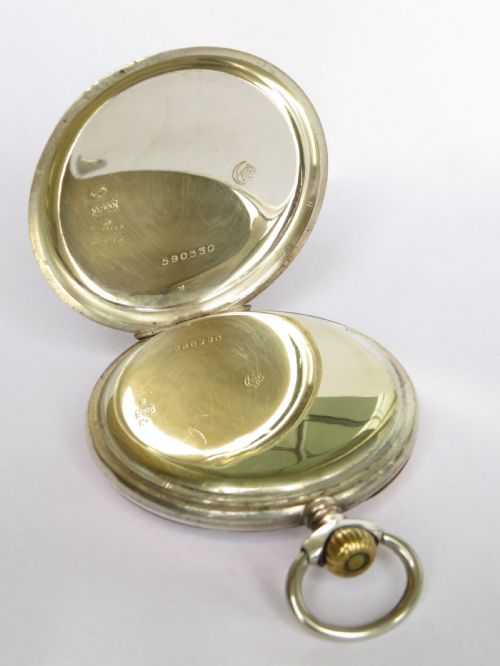 fig 1. 1920s silver Polhem pocket watch from Richard Vogt