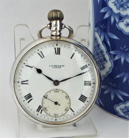 Antique Revue Pocket Watch from J W Benson.