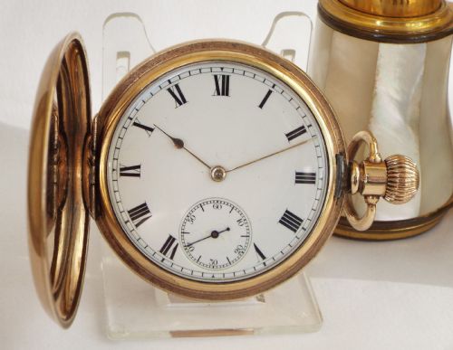 Antique 1904 Waltham Full Hunter Pocket Watch.