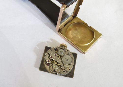 fig 2. Gents 9ct rose gold wrist watch, 1928