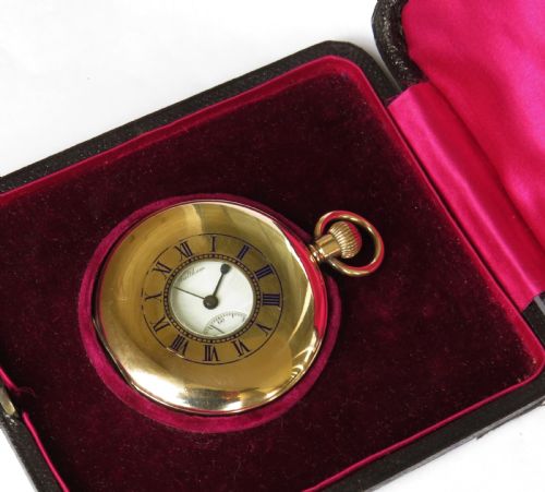 Antique 1903 Waltham Riverside Half Hunter Pocket Watch