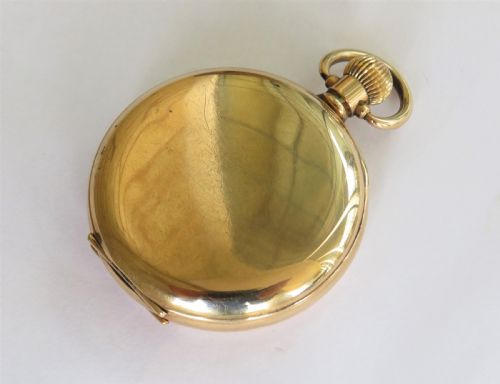 fig 2. 1930s Hexameter half hunter pocket watch, Mansfield