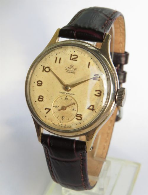 Gents Smiths De Luxe Wrist Watch, Made in England, C1960